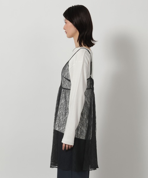 LAKOLE（ラコレ）の「刺繍レースミニワンピース / 663174（ワンピース・レディース・オフホワイト/ブラック・FREE）」の16枚目の写真