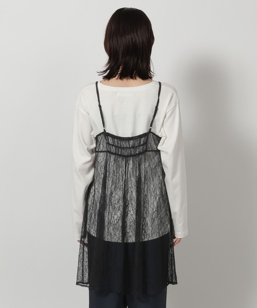 LAKOLE（ラコレ）の「刺繍レースミニワンピース / 663174（ワンピース・レディース・オフホワイト/ブラック・FREE）」の17枚目の写真