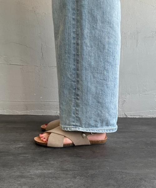 PLAKTON（プラクトン）の「【WEB先行予約】[PLAKTON/プラクトン] 別注 バックベルトサンダル（サンダル・レディース・ブラック/ベージュ・38/37/36）」の12枚目の写真