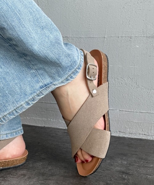 PLAKTON（プラクトン）の「【WEB先行予約】[PLAKTON/プラクトン] 別注 バックベルトサンダル（サンダル・レディース・ブラック/ベージュ・38/37/36）」の15枚目の写真