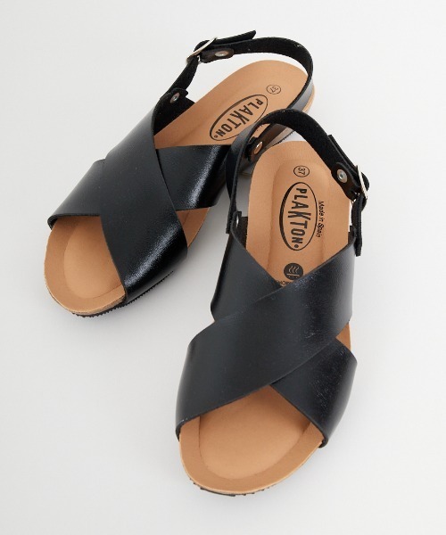 PLAKTON（プラクトン）の「【WEB先行予約】[PLAKTON/プラクトン] 別注 バックベルトサンダル（サンダル・レディース・ブラック/ベージュ・38/37/36）」の19枚目の写真