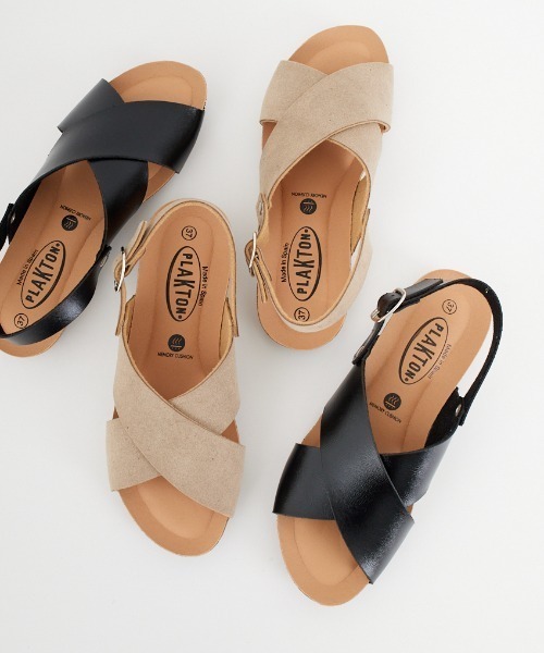 PLAKTON（プラクトン）の「【WEB先行予約】[PLAKTON/プラクトン] 別注 バックベルトサンダル（サンダル・レディース・ブラック/ベージュ・38/37/36）」の18枚目の写真