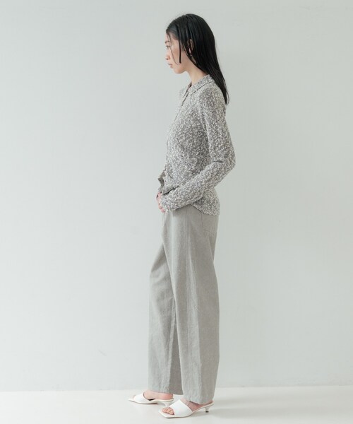 GALLEST（ギャレスト）の「ブークレポロニット（ニット/セーター・レディース・ライトグレー系8/ライトグリーン系/ベージュ系その他7・38）」の4枚目の写真