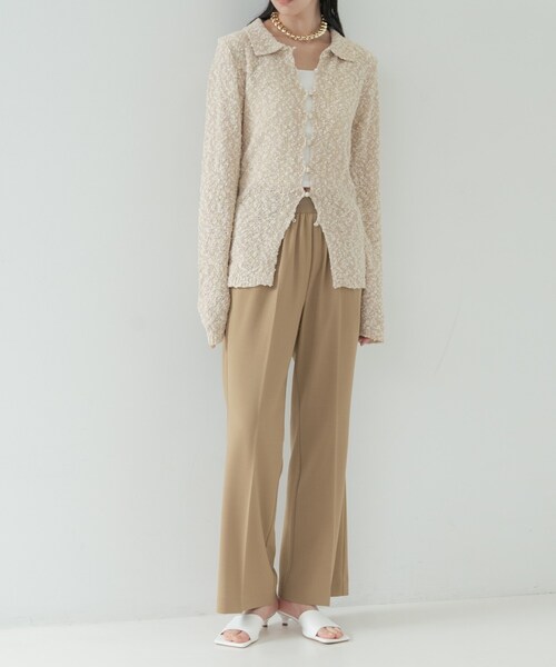 GALLEST（ギャレスト）の「ブークレポロニット（ニット/セーター・レディース・ライトグレー系8/ライトグリーン系/ベージュ系その他7・38）」の8枚目の写真