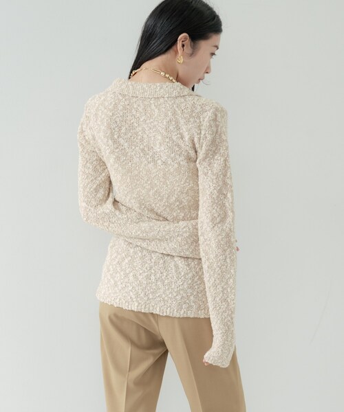 GALLEST（ギャレスト）の「ブークレポロニット（ニット/セーター・レディース・ライトグレー系8/ライトグリーン系/ベージュ系その他7・38）」の13枚目の写真