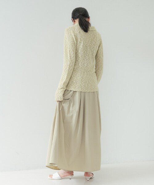 GALLEST（ギャレスト）の「ブークレポロニット（ニット/セーター・レディース・ライトグレー系8/ライトグリーン系/ベージュ系その他7・38）」の17枚目の写真