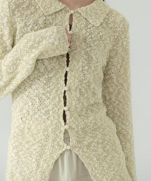 GALLEST（ギャレスト）の「ブークレポロニット（ニット/セーター・レディース・ライトグレー系8/ライトグリーン系/ベージュ系その他7・38）」の20枚目の写真