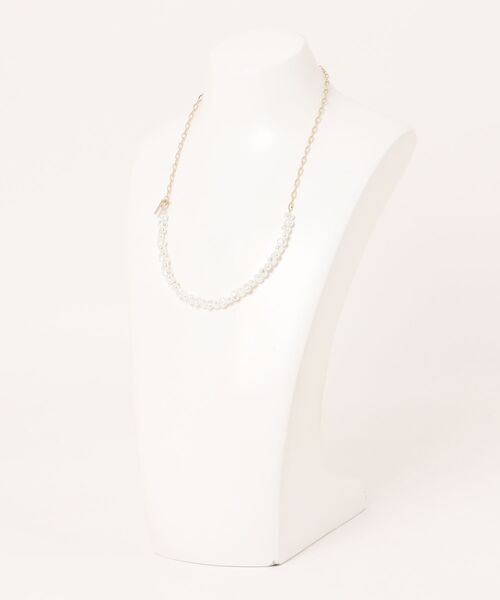 Scrap Book(スクラップブック)の「【Sea’ds mara】Pearl linked chain necklace(ネックレス・レディース・シルバー/ゴールド・FREE)」の3枚目の写真
