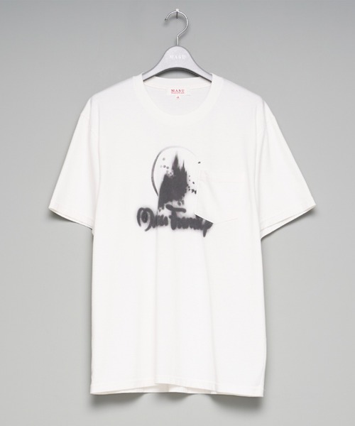 MASU(エムエーエスユー)の「【M A S U】CASTLE POCKET T-SHIRT(Tシャツ/カットソー・メンズ・サックスブルー/イエロー/レッド/ブラック/ホワイト・46/48)」の2枚目の写真