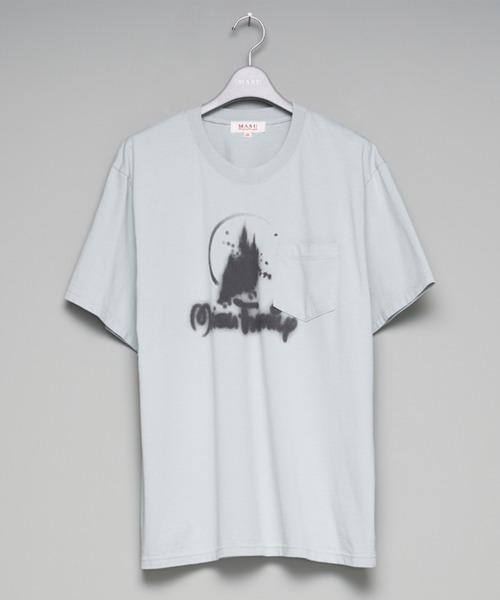 MASU(エムエーエスユー)の「【M A S U】CASTLE POCKET T-SHIRT(Tシャツ/カットソー・メンズ・サックスブルー/イエロー/レッド/ブラック/ホワイト・46/48)」の4枚目の写真