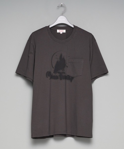 MASU(エムエーエスユー)の「【M A S U】CASTLE POCKET T-SHIRT(Tシャツ/カットソー・メンズ・サックスブルー/イエロー/レッド/ブラック/ホワイト・46/48)」の3枚目の写真