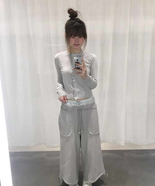 TUOMIO（トゥオミオ）の「DETACHABLE BERMUDA SWEATPANTS [GREY]（スウェットパンツ・レディース・その他・F）」の9枚目の写真