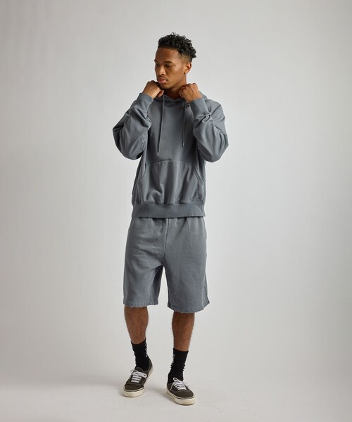 Saturdays NYC（サタデーズ ニューヨークシティ ）の「Warren Super Vintage Relaxed Hoodie（パーカー・メンズ・サックスブルー/スミクロ・XL/S/M/L）」の18枚目の写真