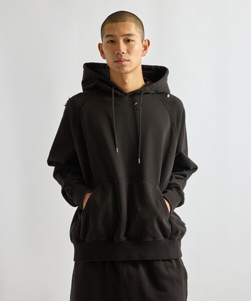 Saturdays NYC（サタデーズ ニューヨークシティ ）の「Warren Super Vintage Relaxed Hoodie（パーカー・メンズ・サックスブルー/スミクロ・XL/S/M/L）」の2枚目の写真