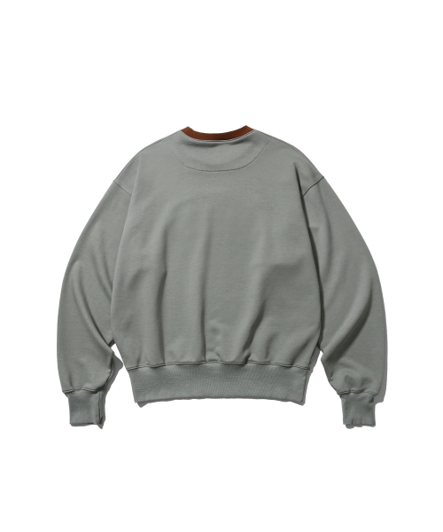 ANGLAN（アングラン）の「Palette Applique Sweat Shirt - Brown（スウェット・メンズ・その他・ONE SIZE）」の2枚目の写真