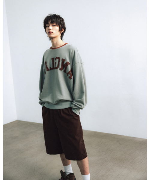 ANGLAN（アングラン）の「Palette Applique Sweat Shirt - Brown（スウェット・メンズ・その他・ONE SIZE）」の4枚目の写真