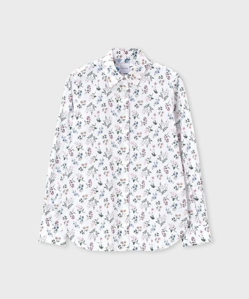 Paul Smith（ポールスミス）の「ウィメンズ リバティプリント 長袖シャツ / 165013 SH169（シャツ/ブラウス・レディース・ピンク/ブルー・38/40）」の2枚目の写真