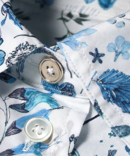 Paul Smith（ポールスミス）の「ウィメンズ リバティプリント 長袖シャツ / 165013 SH169（シャツ/ブラウス・レディース・ピンク/ブルー・38/40）」の5枚目の写真