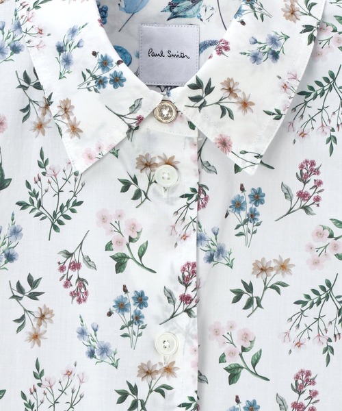 Paul Smith（ポールスミス）の「ウィメンズ リバティプリント 長袖シャツ / 165013 SH169（シャツ/ブラウス・レディース・ピンク/ブルー・38/40）」の8枚目の写真