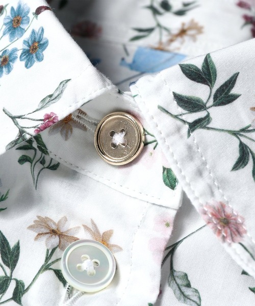 Paul Smith（ポールスミス）の「ウィメンズ リバティプリント 長袖シャツ / 165013 SH169（シャツ/ブラウス・レディース・ピンク/ブルー・38/40）」の10枚目の写真