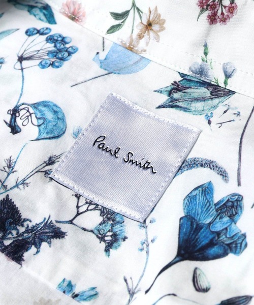 Paul Smith（ポールスミス）の「ウィメンズ リバティプリント 長袖シャツ / 165013 SH169（シャツ/ブラウス・レディース・ピンク/ブルー・38/40）」の11枚目の写真