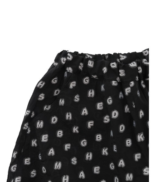 unica(ユニカ)の「alphabetオーガンジーまんまるパンツ laides(その他パンツ・レディース・ブラック/オフホワイト/サックスブルー・F)」の16枚目の写真