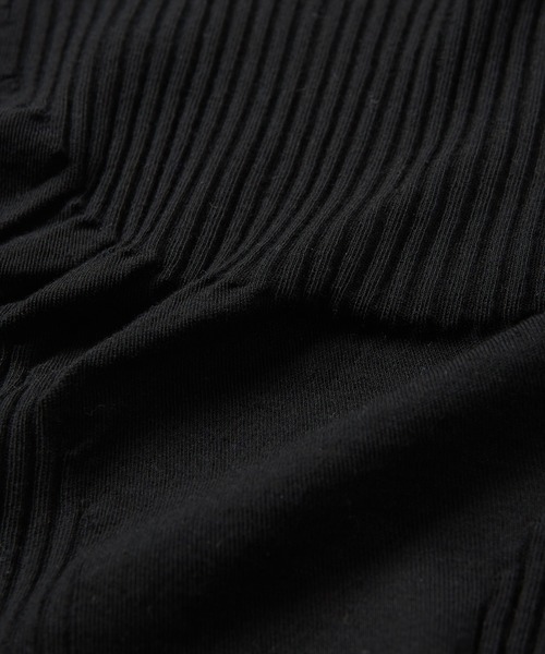 gomme(ゴム)の「リンクスドットJQ リンクスショートT(Tシャツ/カットソー・レディース・ブラック/ホワイト/パープル・MEDIUM)」の5枚目の写真