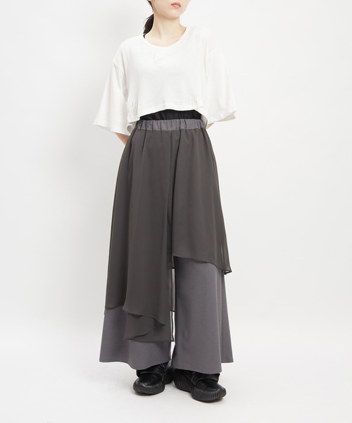 gomme(ゴム)の「リンクスドットJQ リンクスショートT(Tシャツ/カットソー・レディース・ブラック/ホワイト/パープル・MEDIUM)」の9枚目の写真