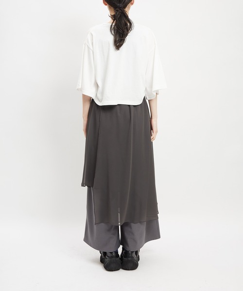 gomme(ゴム)の「リンクスドットJQ リンクスショートT(Tシャツ/カットソー・レディース・ブラック/ホワイト/パープル・MEDIUM)」の10枚目の写真