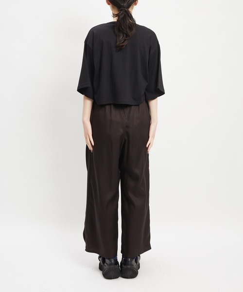gomme(ゴム)の「リンクスドットJQ リンクスショートT(Tシャツ/カットソー・レディース・ブラック/ホワイト/パープル・MEDIUM)」の13枚目の写真