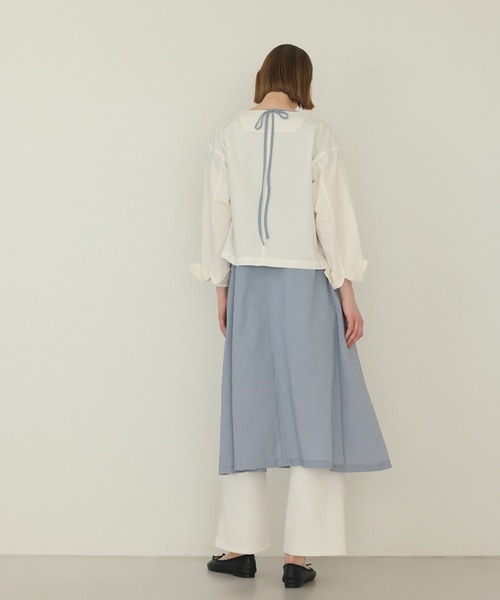 LA MARINE FRANCAISE（マリン フランセーズ）の「ジャージータックパンツ（その他パンツ・レディース・杢グレー/オフホワイト/ブラック・1/0）」の6枚目の写真