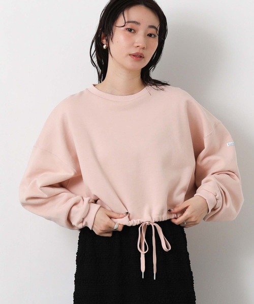 Le Minor（ルミノア）の「ルミノア裏毛ドロスト（Tシャツ/カットソー・レディース・ホワイト/ピンク・FREE）」の15枚目の写真