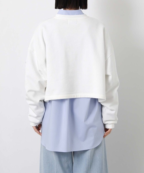 Le Minor（ルミノア）の「ルミノア裏毛ドロスト（Tシャツ/カットソー・レディース・ホワイト/ピンク・FREE）」の20枚目の写真
