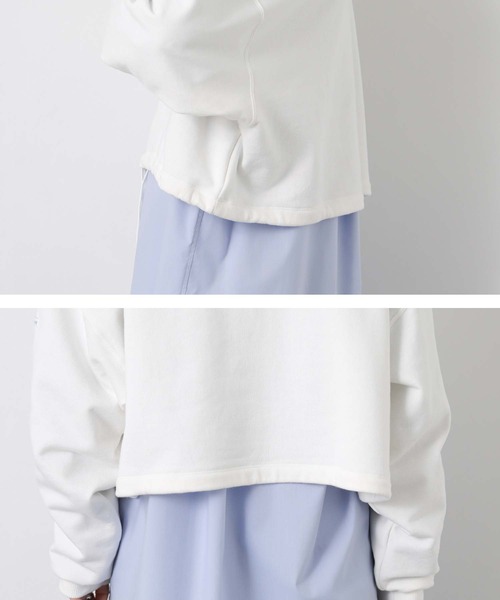 Le Minor（ルミノア）の「ルミノア裏毛ドロスト（Tシャツ/カットソー・レディース・ホワイト/ピンク・FREE）」の22枚目の写真
