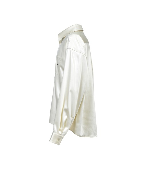 BREATH(ブレス)の「SCRIPT LOGO COATING SHIRT(シャツ/ブラウス・メンズ・ブラック/ホワイト・LARGE/MEDIUM/SMALL/X-LARGE)」の4枚目の写真