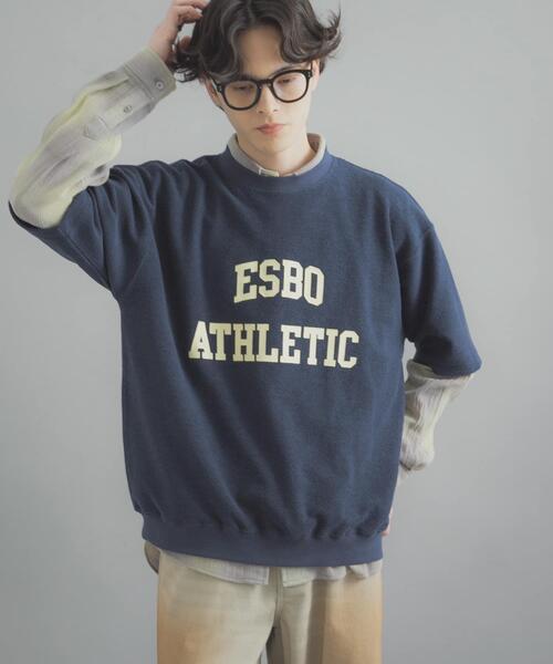 SENSE OF PLACE by URBAN RESEARCH(センスオブプレイスバイアーバンリサーチ)の「カレッジスウェットショートスリーブTシャツ(スウェット・メンズ・グレー/ネイビー/レッド・MEDIUM/LARGE)」の18枚目の写真