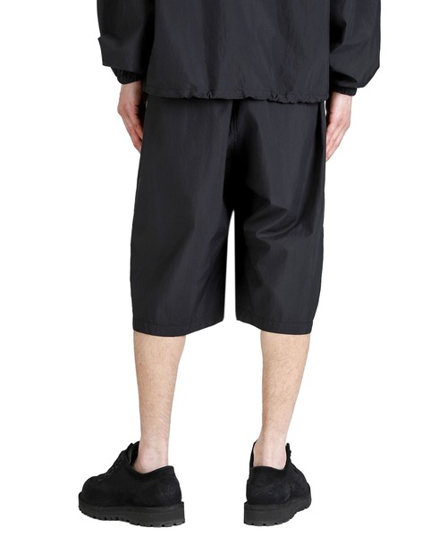 GOLD（ゴールド）の「GOLD / ゴールド：COTTON / NYLON WEATHER CLOTH WIDE SHORTS：26A-GL52628[MUS]（その他パンツ・メンズ・ブラック・L）」の8枚目の写真