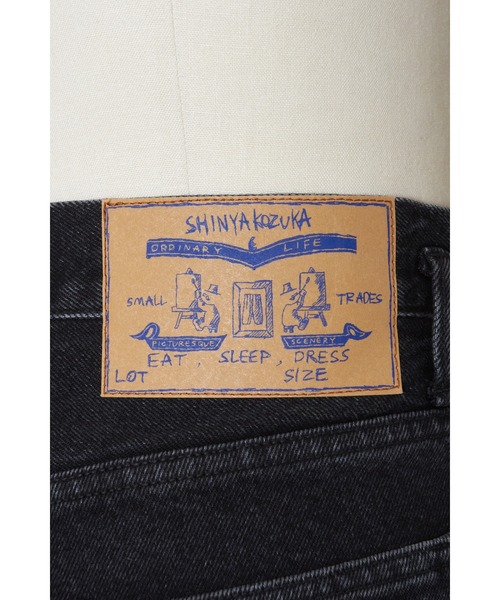 SHINYAKOZUKA(シンヤコヅカ)の「WASHED ORDINARY CITY STRAIGHT(デニムパンツ・メンズ・ブラック・XX-SMALL/X-SMALL)」の5枚目の写真
