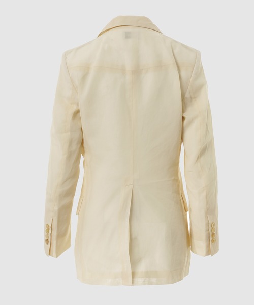 TANAKA(タナカ)の「SCLUPTURE JACKET(テーラードジャケット・レディース・ナチュラル・S)」の2枚目の写真