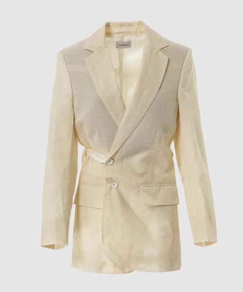 TANAKA(タナカ)の「SCLUPTURE JACKET(テーラードジャケット・レディース・ナチュラル・S)」の3枚目の写真