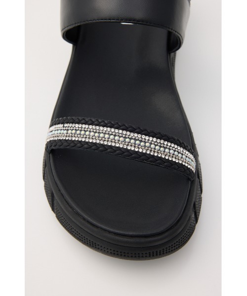 STACCATO(スタッカート)の「パーティクルズライトサンダル(サンダル・レディース・ホワイト/ブラック・22.5cm/23cm/23.5cm/24cm/24.5cm)」の8枚目の写真