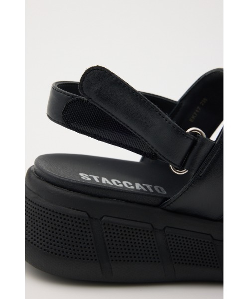 STACCATO(スタッカート)の「パーティクルズライトサンダル(サンダル・レディース・ホワイト/ブラック・22.5cm/23cm/23.5cm/24cm/24.5cm)」の6枚目の写真