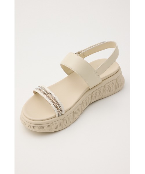 STACCATO(スタッカート)の「パーティクルズライトサンダル(サンダル・レディース・ホワイト/ブラック・22.5cm/23cm/23.5cm/24cm/24.5cm)」の20枚目の写真