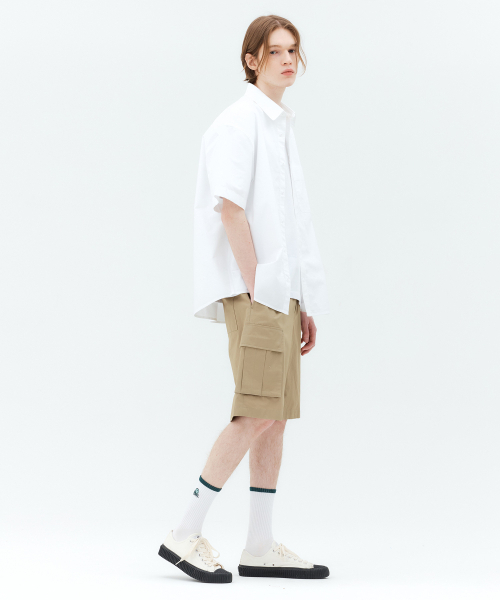 MINDBRIDGE(マインドブリッジ)の「カーゴハーフパンツ - 2カラー MYHP3151(その他パンツ・メンズ・カーキ・34/32/30)」の2枚目の写真