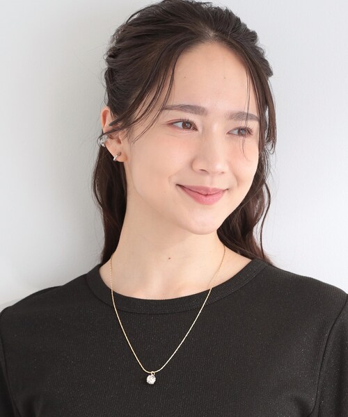 SHOO・LA・RUE（シューラルー）の「ジルコンボールネックレス（ネックレス・レディース・ゴールド/シルバー・00）」の3枚目の写真