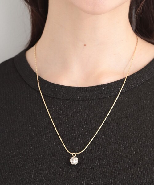 SHOO・LA・RUE（シューラルー）の「ジルコンボールネックレス（ネックレス・レディース・ゴールド/シルバー・00）」の7枚目の写真