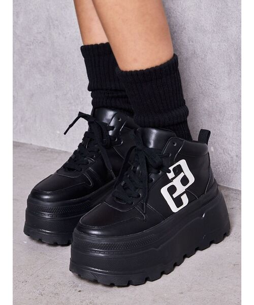 GYDA(ジェイダ)の「GG bold line thick soleスニーカー(スニーカー・レディース・パープル/ブラック/オフホワイト・MEDIUM/SMALL/LARGE)」の6枚目の写真