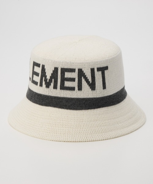 ELEMENT(エレメント)の「ELEMENT EL KNIT HAT(ハット・メンズ・ブラック/ホワイト・FREE)」の1枚目の写真