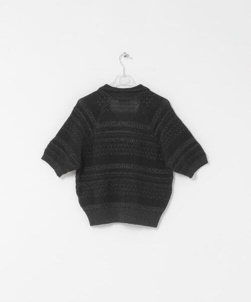 LAATO(ラート)の「basket knit(ニット/セーター・レディース・ライトブラウン/ブラック・FREE)」の10枚目の写真