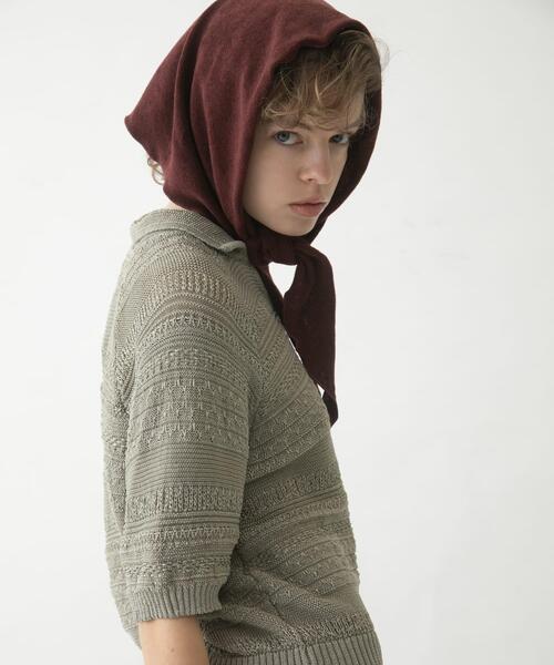 LAATO(ラート)の「basket knit(ニット/セーター・レディース・ライトブラウン/ブラック・FREE)」の16枚目の写真